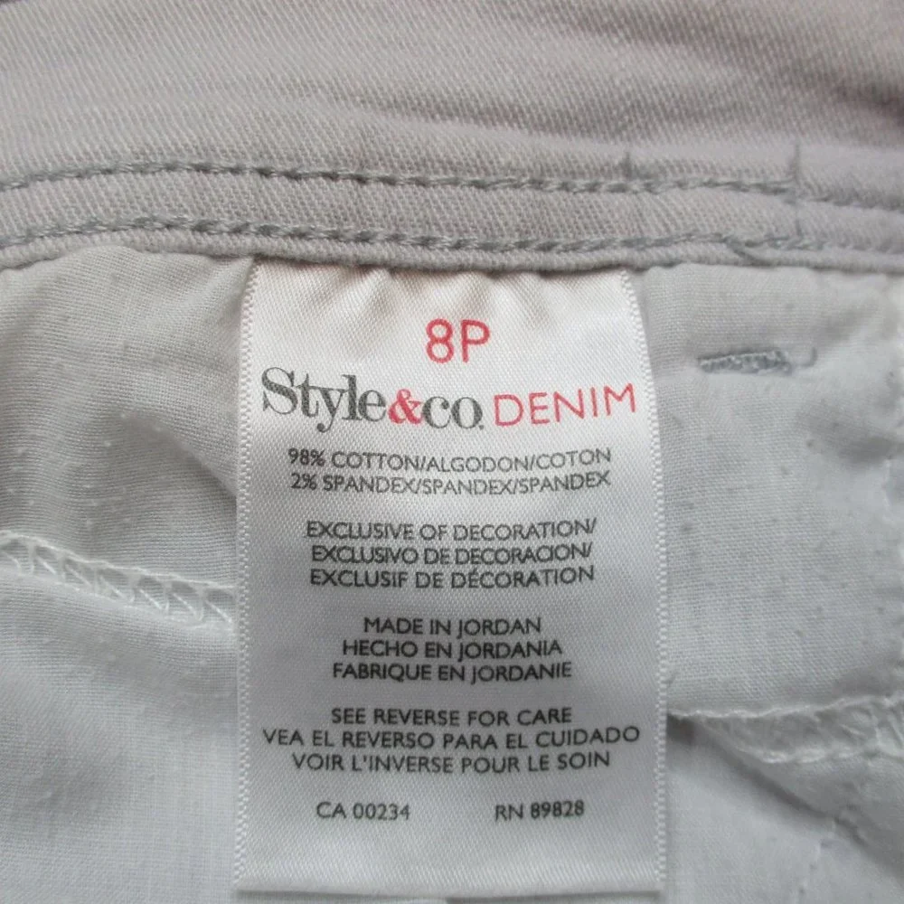 Style & Co Petite Slim Leg Straight Jeans - Picture 6 of 6